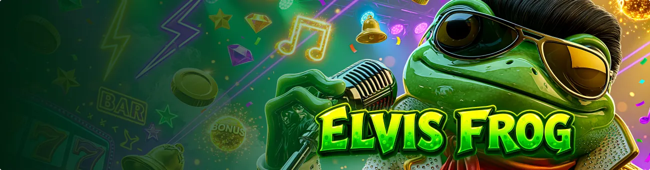 Elvis frog slot Banner 1